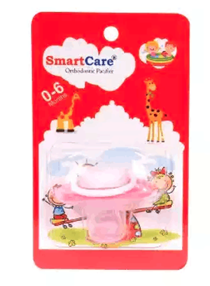 Orthodontic Pacifier 0-6 Months (Smart Care)